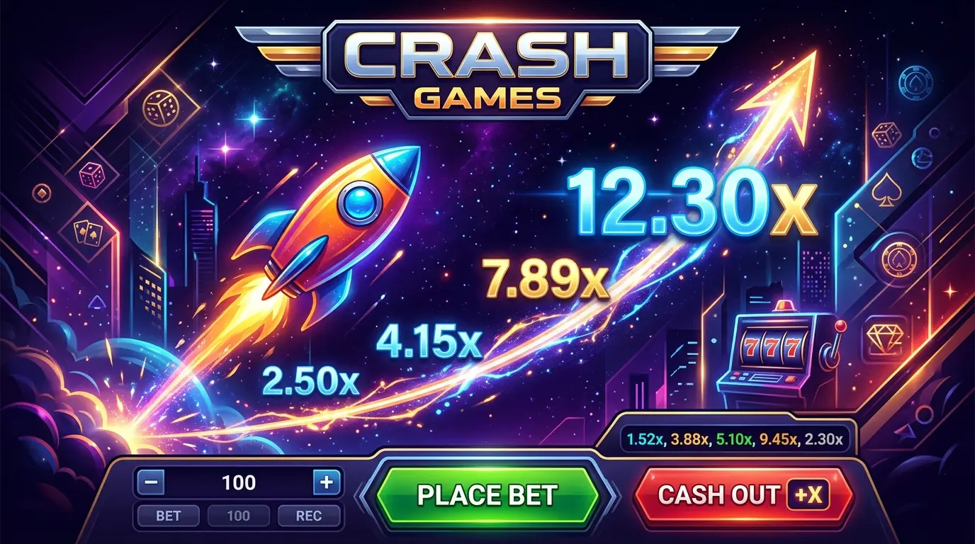 Rocket casino crash-pelit